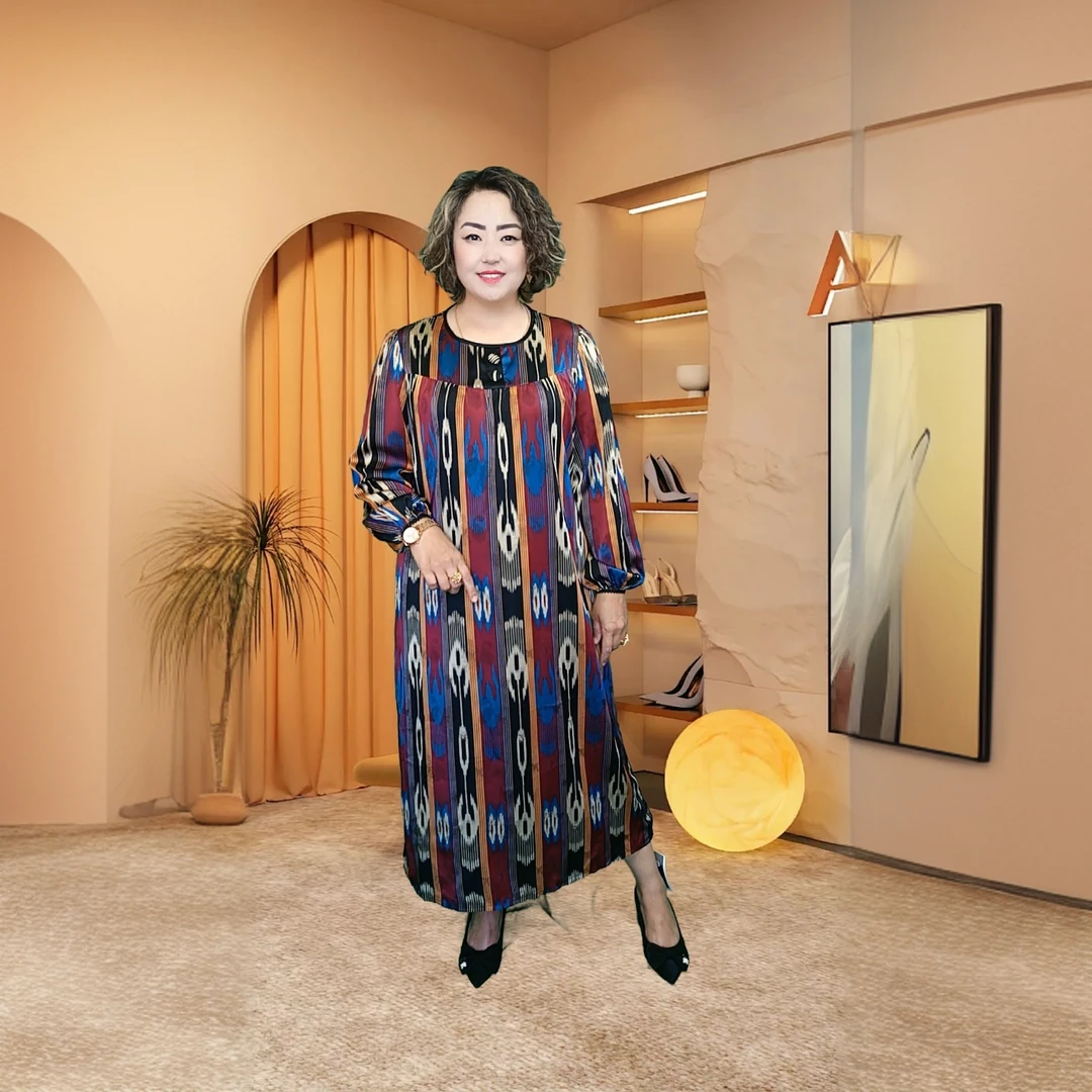 新款艾特莱斯大码连衣裙夏季