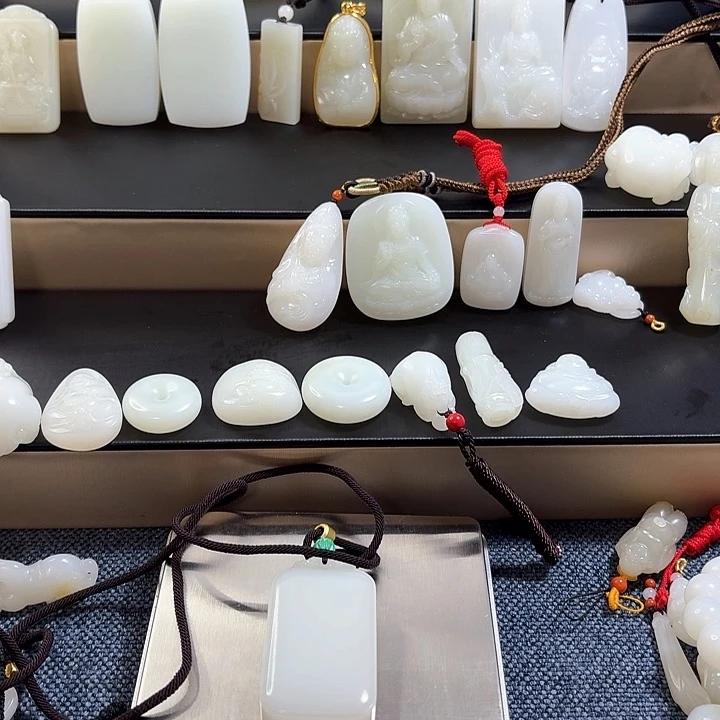 和田玉（白玉）吊坠(不含链)未镶嵌小*