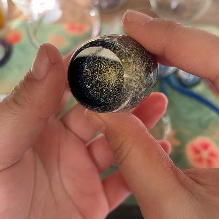 玻璃手工艺品玻璃茶器星空盖置