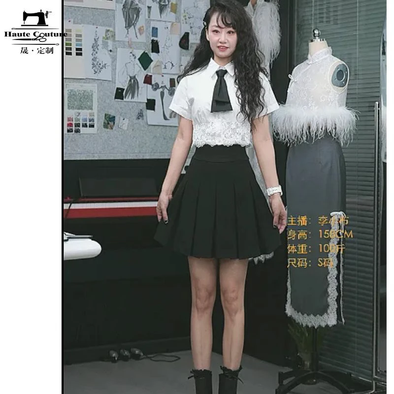 【李小布原创设计】时尚百褶短裙