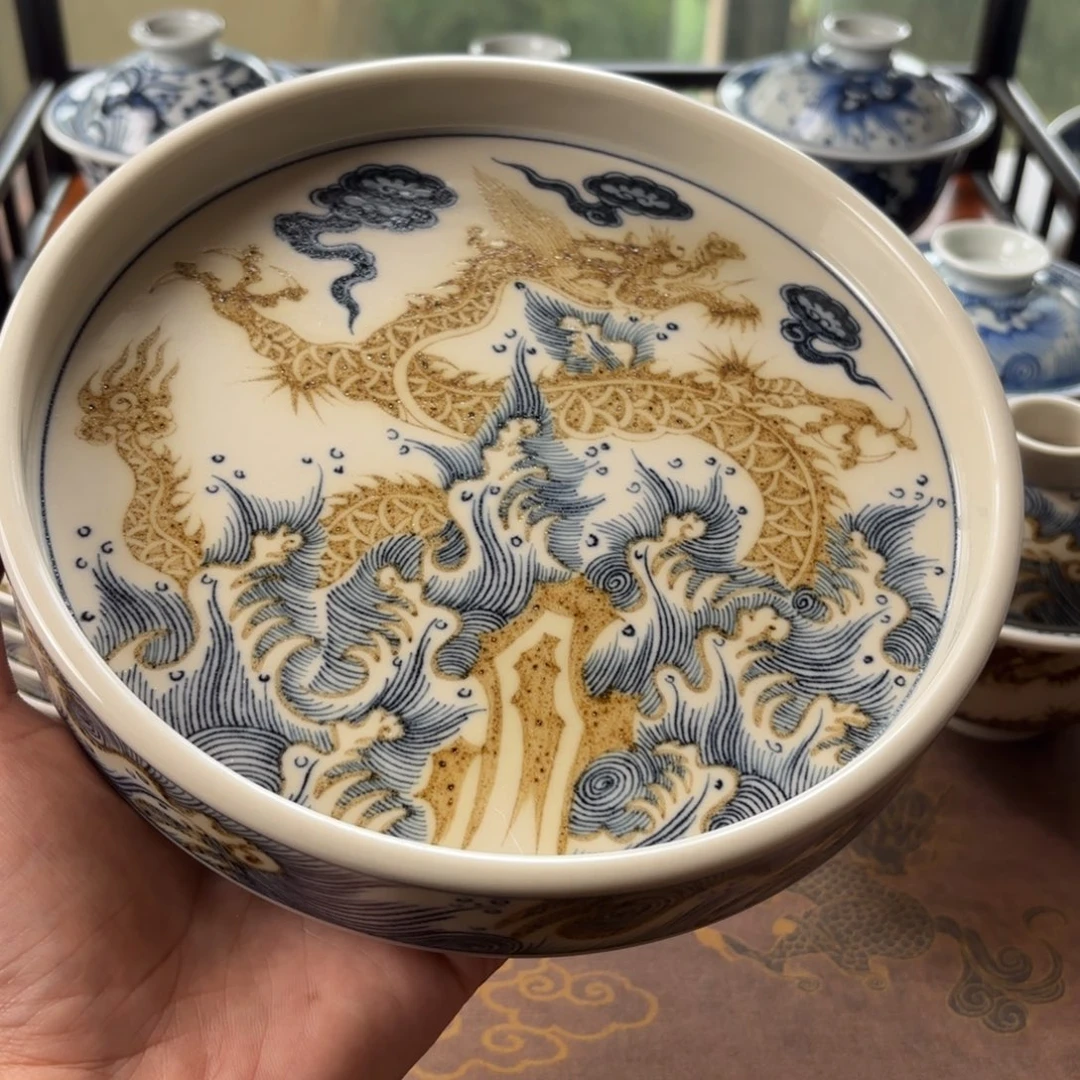 摆件景德镇手绘茶器
