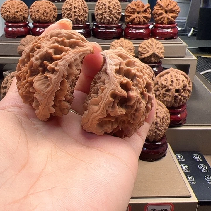 吊坠文玩核桃46 官帽蛇头 y-009