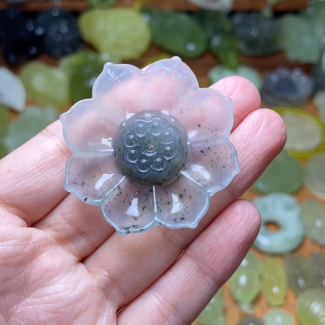 岫玉未镶嵌岫玉香插