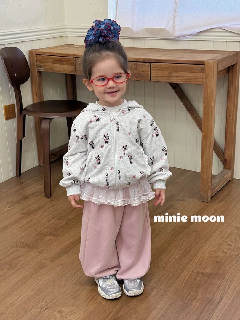 女童灰色卡通连帽外套（XYL-3088-秋A）汉服