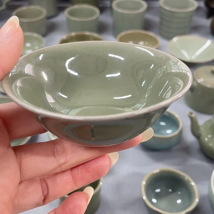 杯子瓷原产地原矿釉斗笠盏