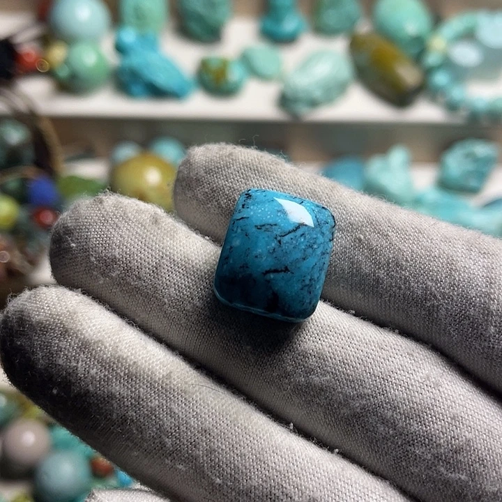 绿松石未镶嵌绿松石戒面