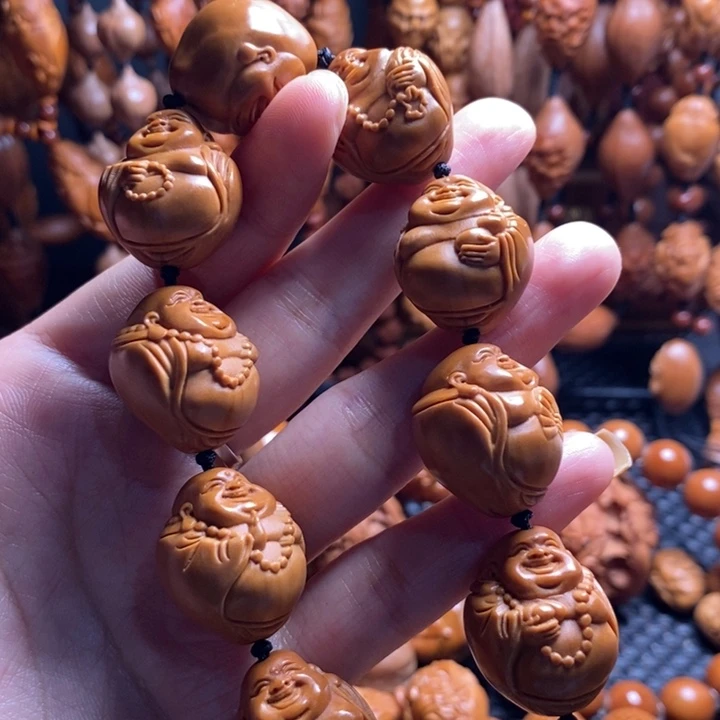 橄榄核吊坠灯泡弥勒