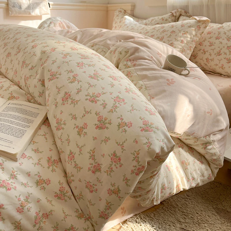 全棉纯棉床上四件套2025新款学生宿舍被套床单床笠款三件套床品4