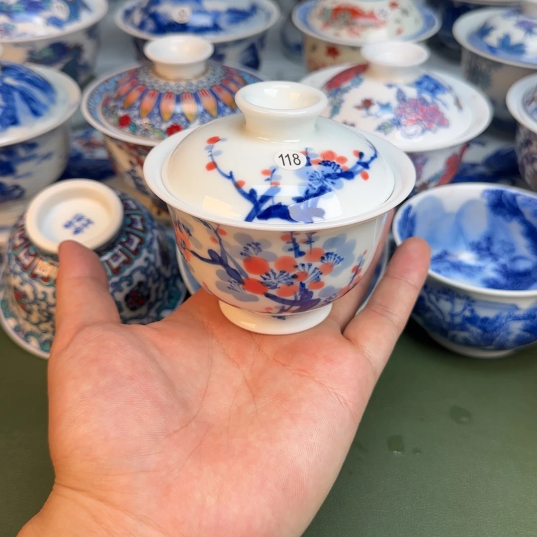 彦祖纯手工手绘茶具118