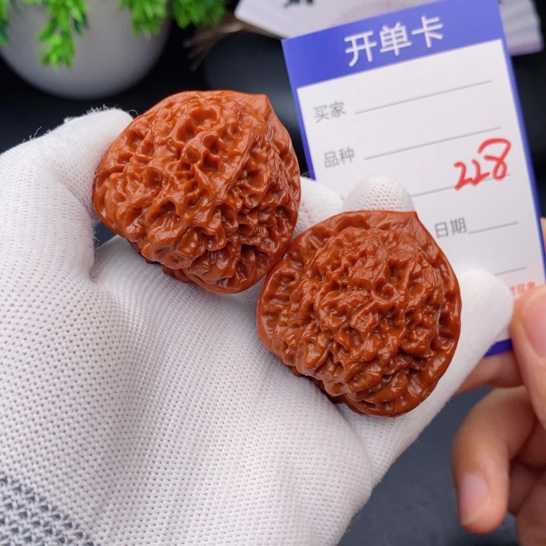 文玩核桃把件41官帽228