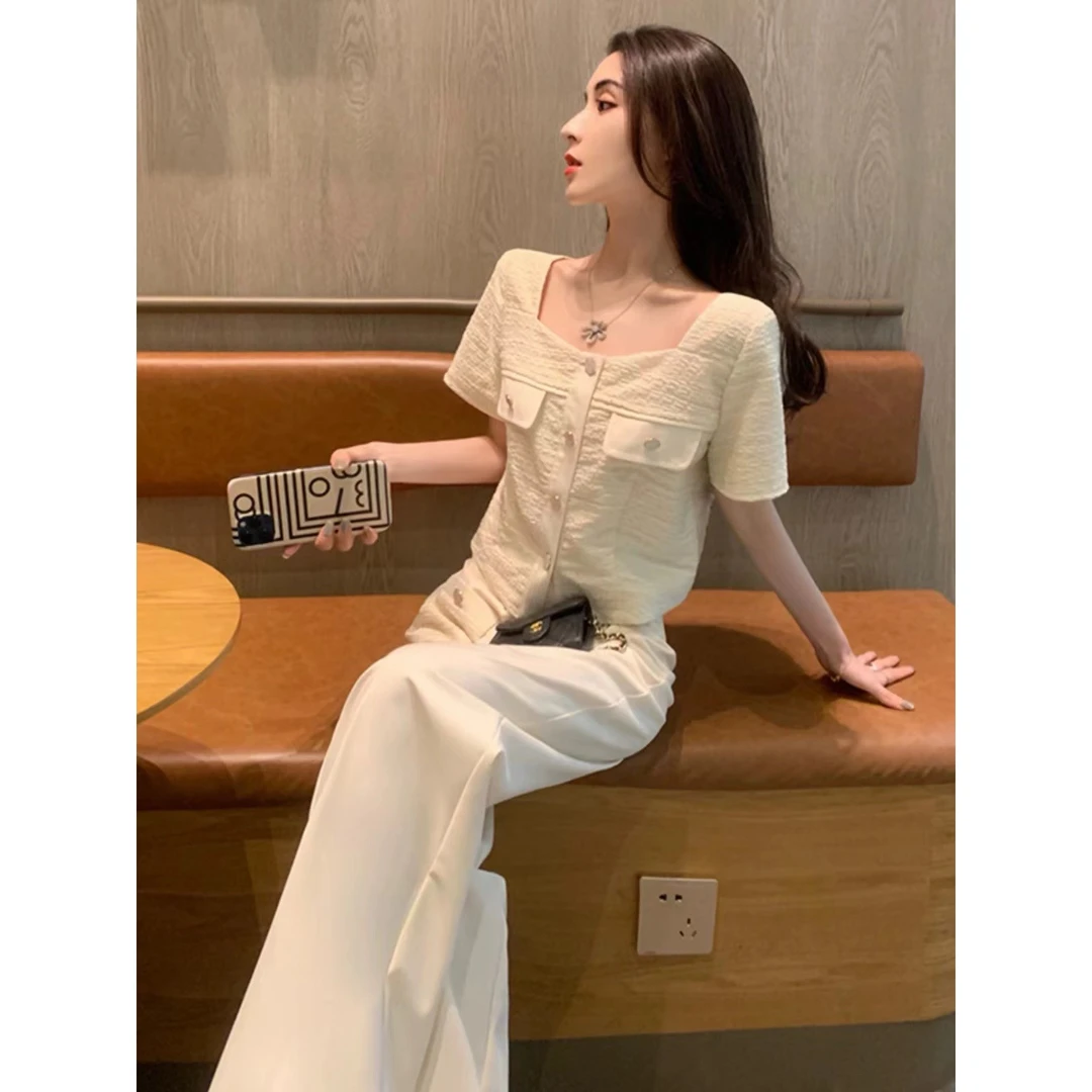 小香风套装2025春夏季新款女气质高级感时尚减龄两件套休闲女小众