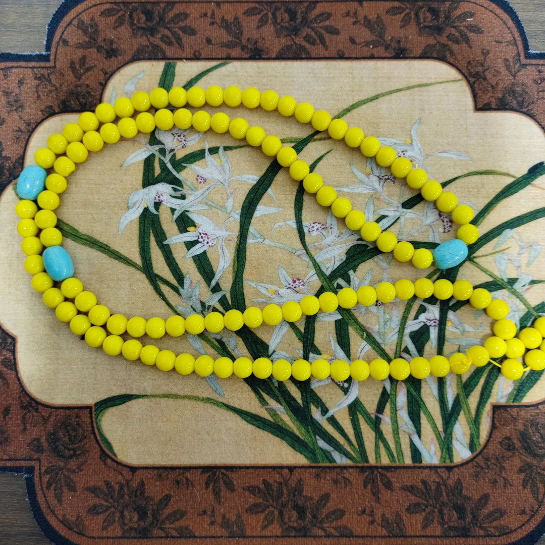 扭黄珠-殿堂系列S级-新中式项链 B298