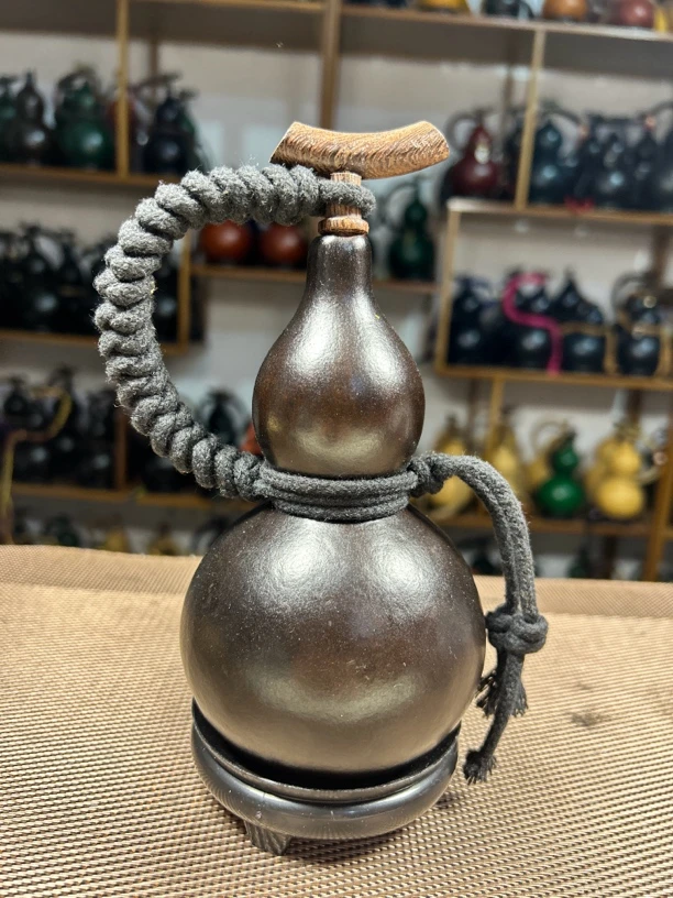 【手把壶】大漆酒葫芦