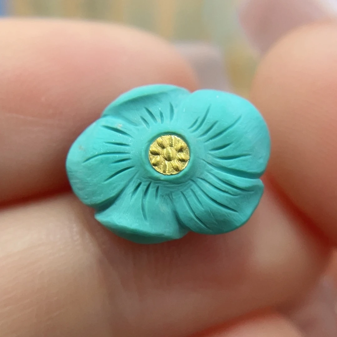 未镶嵌绿松石珠宝奇石