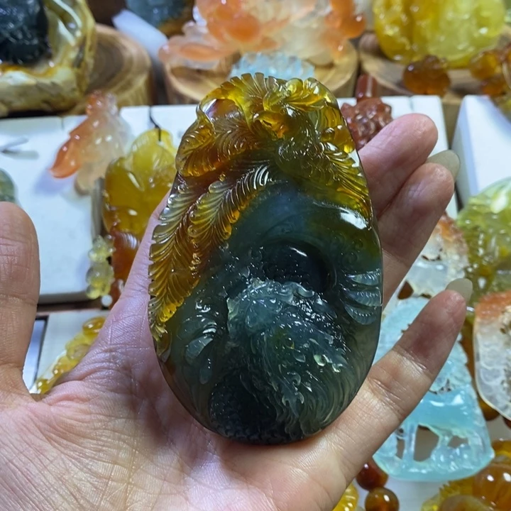 番***）未镶嵌蛇纹石玉颈饰