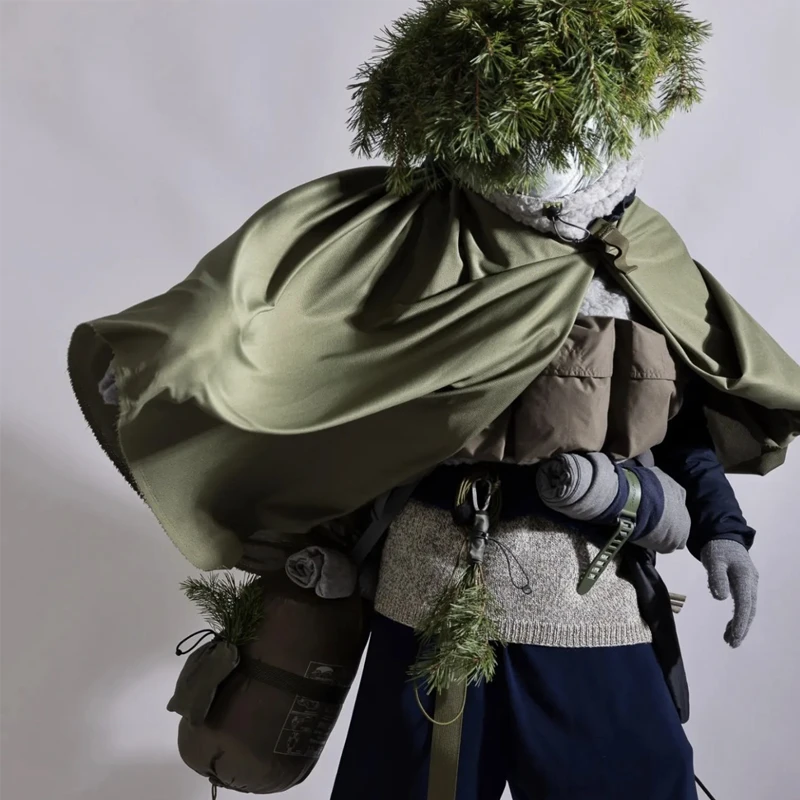 【阿凌】超会设计的两件套斗篷马甲 春夏款透气防晒UPF值100+！！