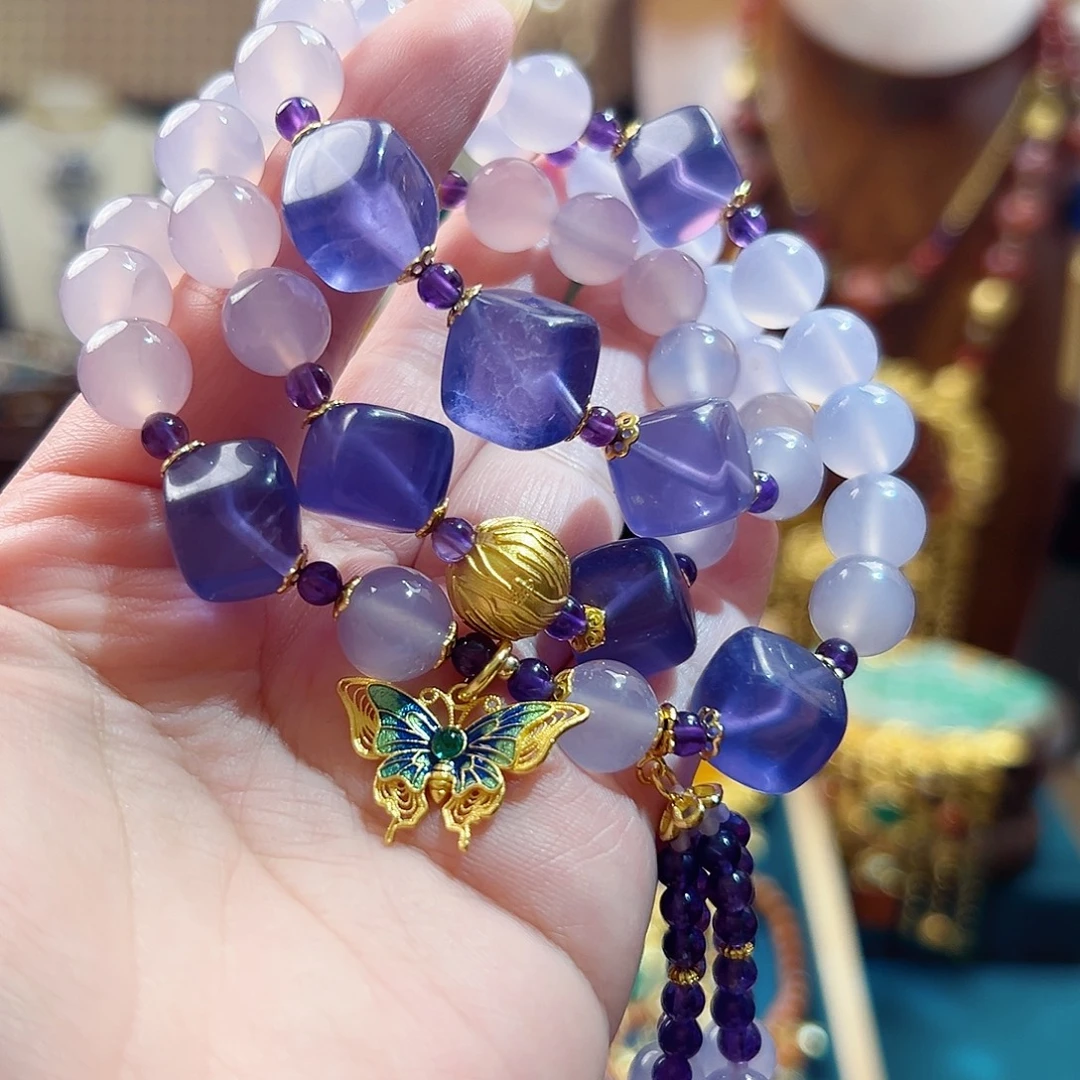 玛瑙未镶嵌手链国风