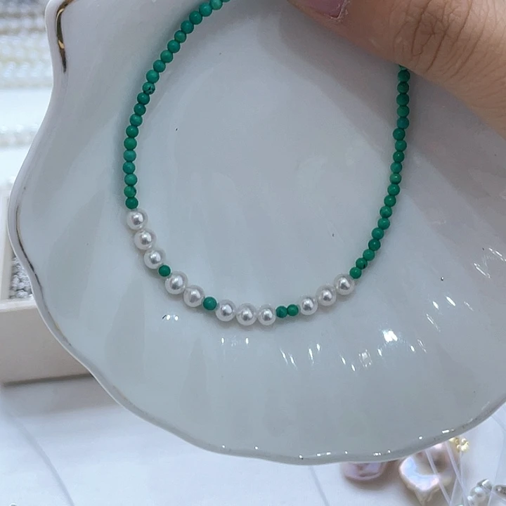 淡水珍珠手绳银S925镶嵌