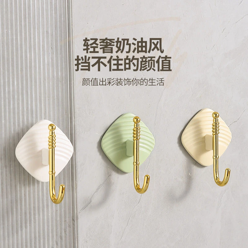 创意可爱挂钩粘胶贴墙壁壁挂厨房挂勾免打孔门后浴室粘钩