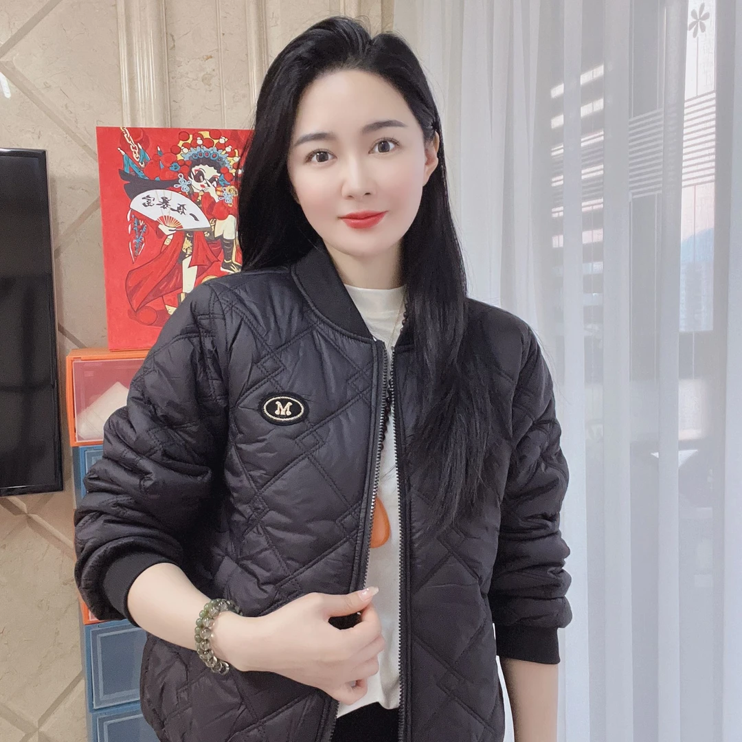 休闲轻薄羽绒棉服女冬短款2025新款薄款时尚时尚女款秋冬外套百搭