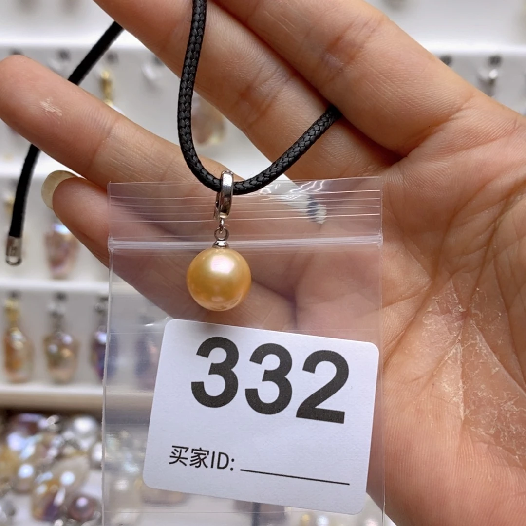 淡水珍珠颈饰银S925镶嵌332