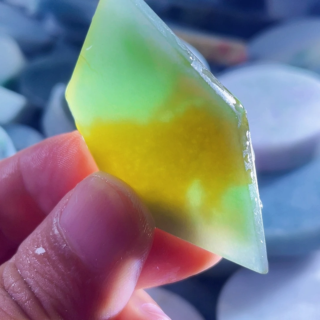 翡翠散珠天然翡翠A货