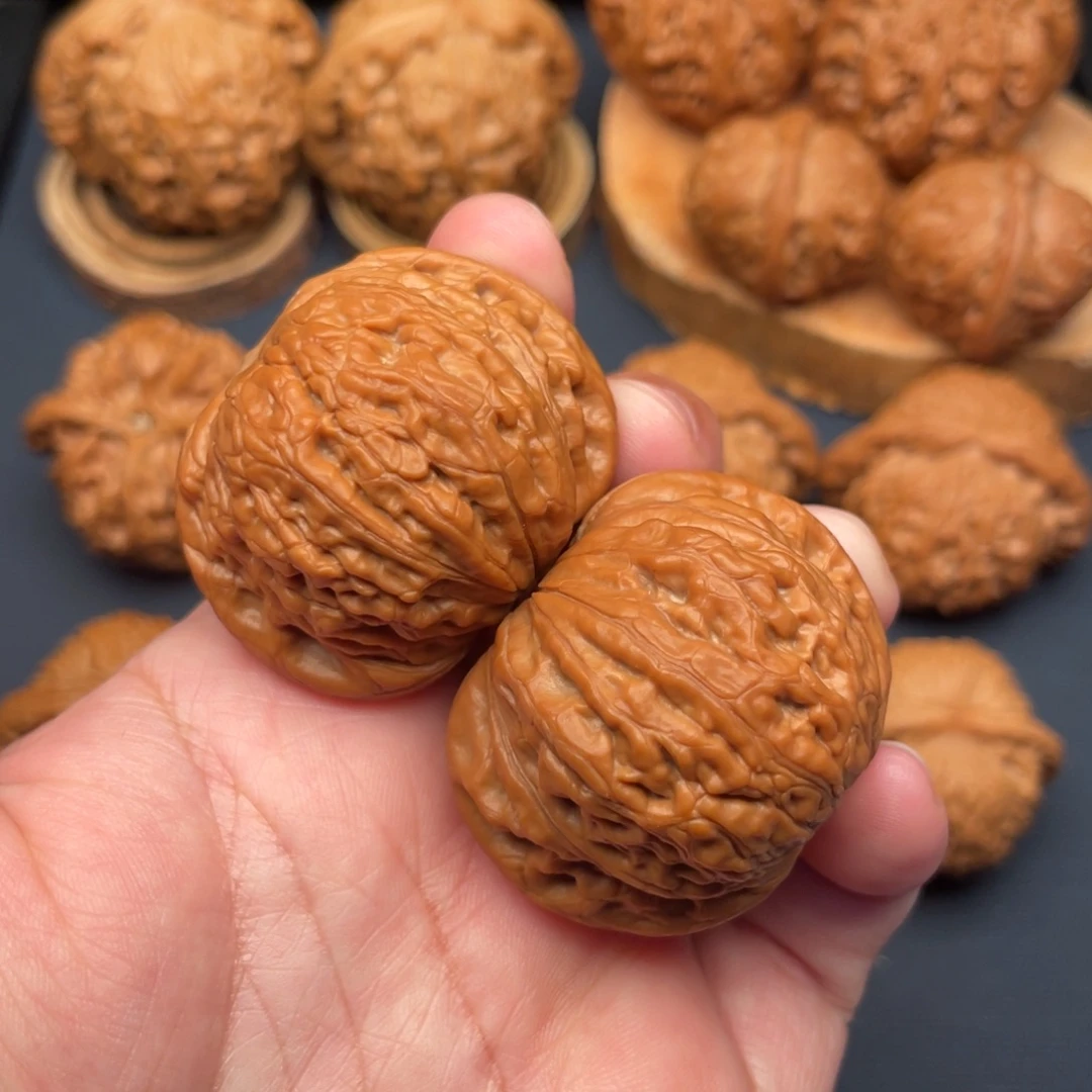 文玩核桃把件全品无修41球体铁锤