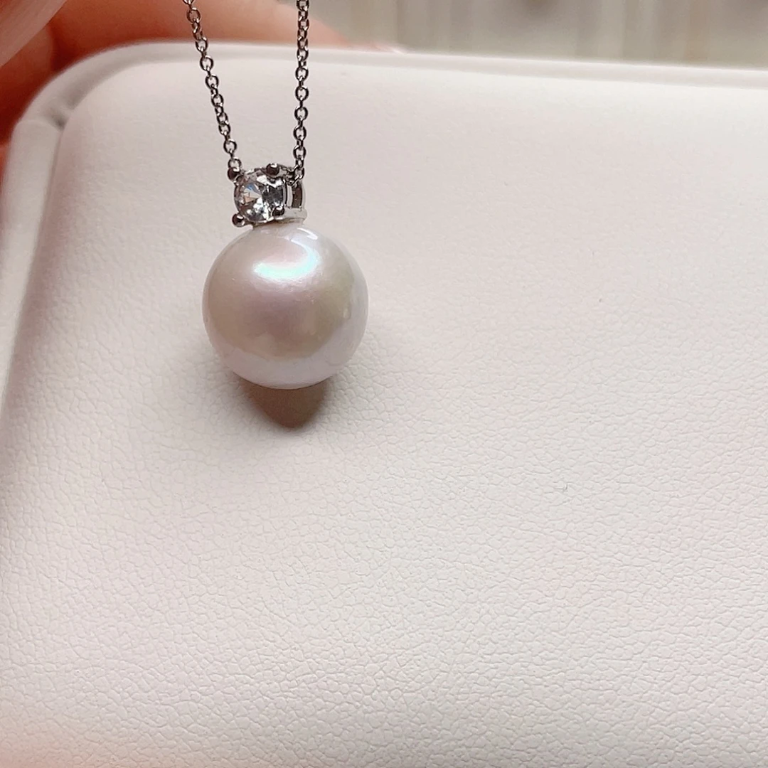 淡水珍珠吊坠(赠链)合金