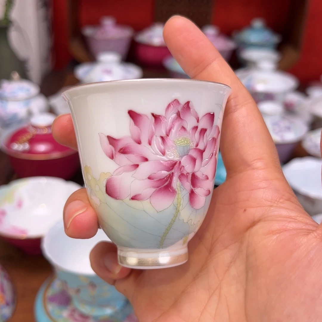 景德镇纯手绘陶瓷茶具