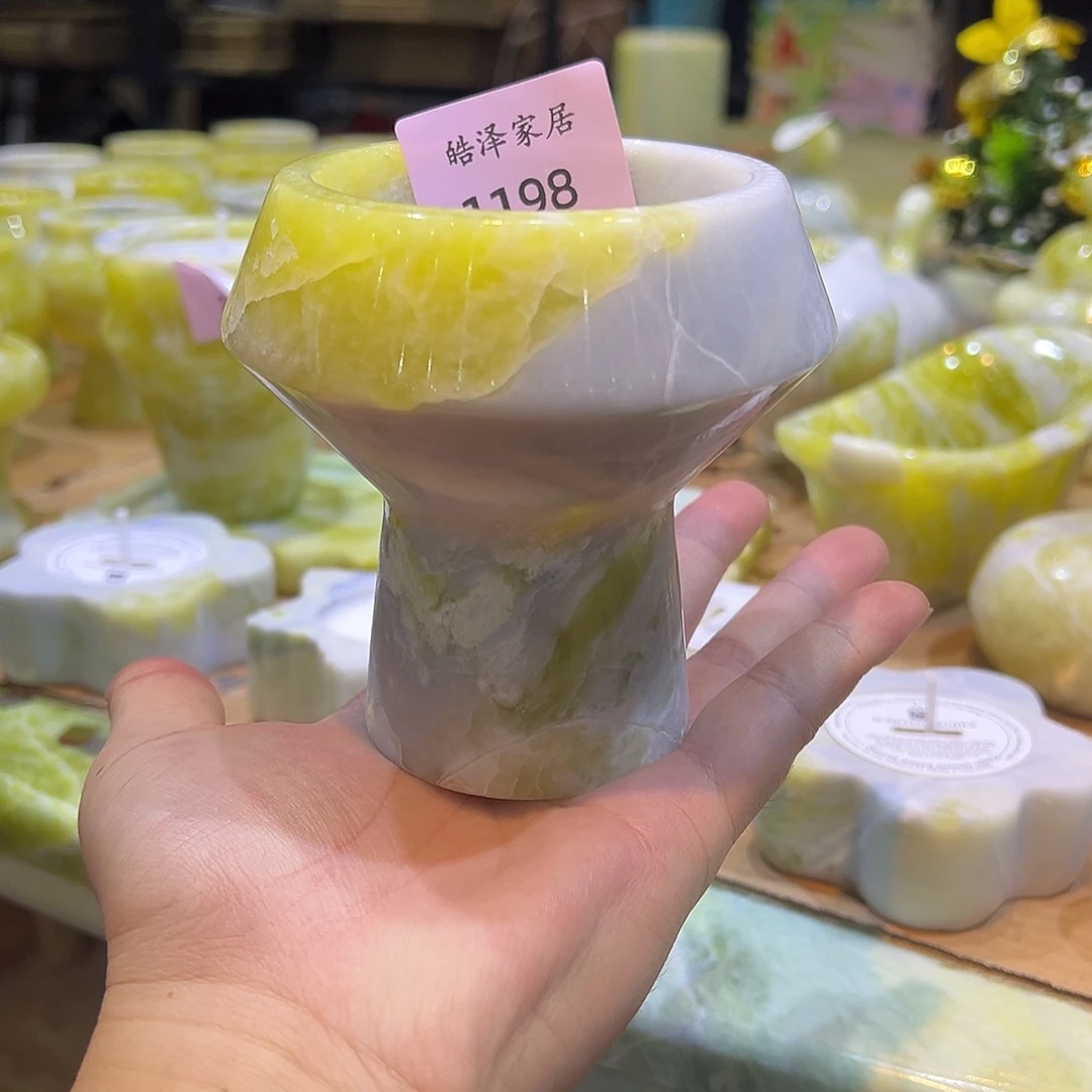 石材爱尔兰绿砖石杯1198