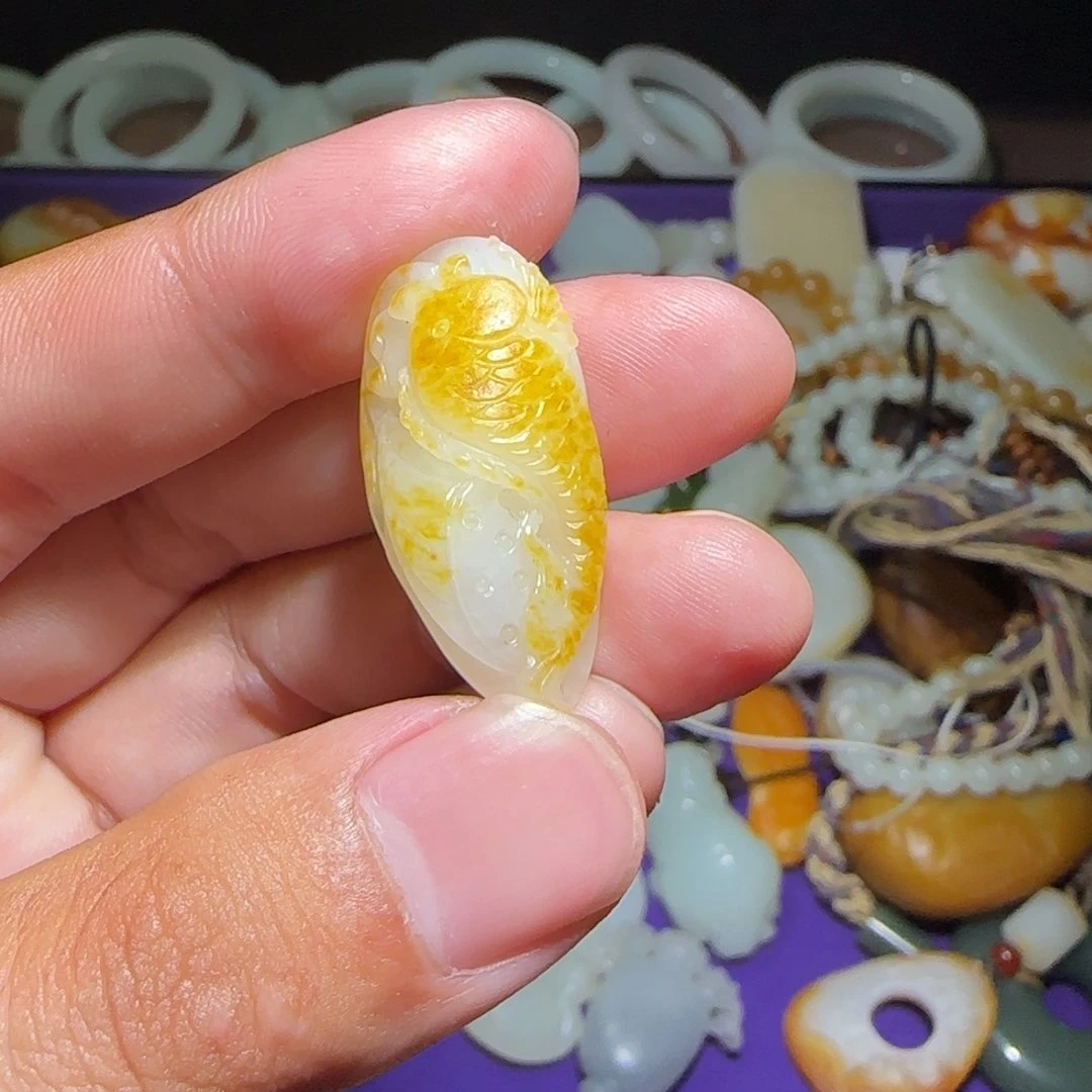 和田玉挂件未镶嵌