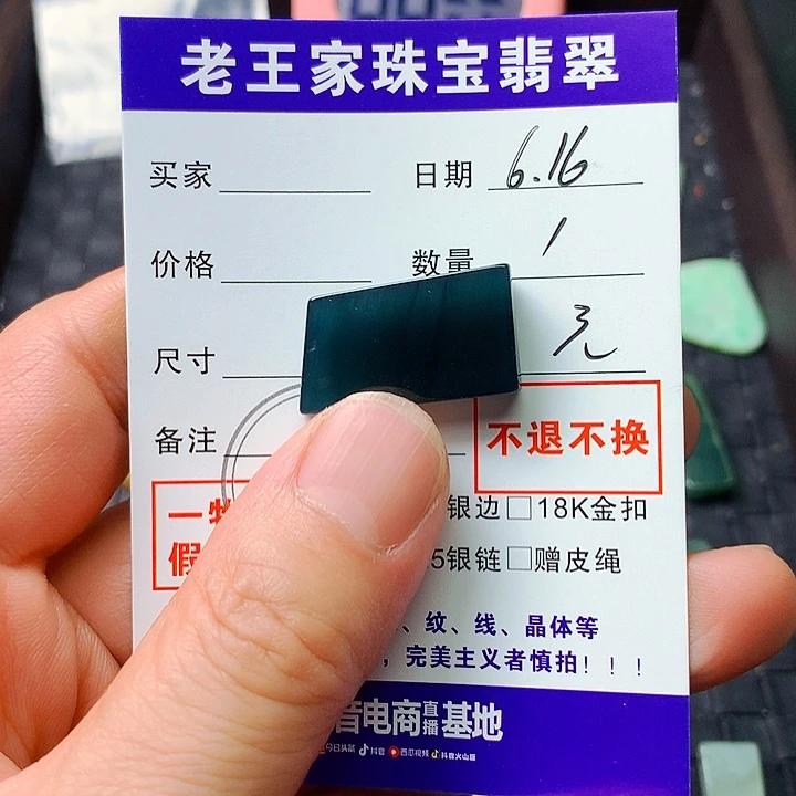 翡翠未镶嵌颈饰T*T