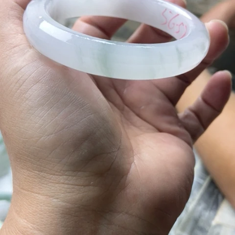 小***啡石英质玉（金丝玉）未镶嵌手镯加工定制