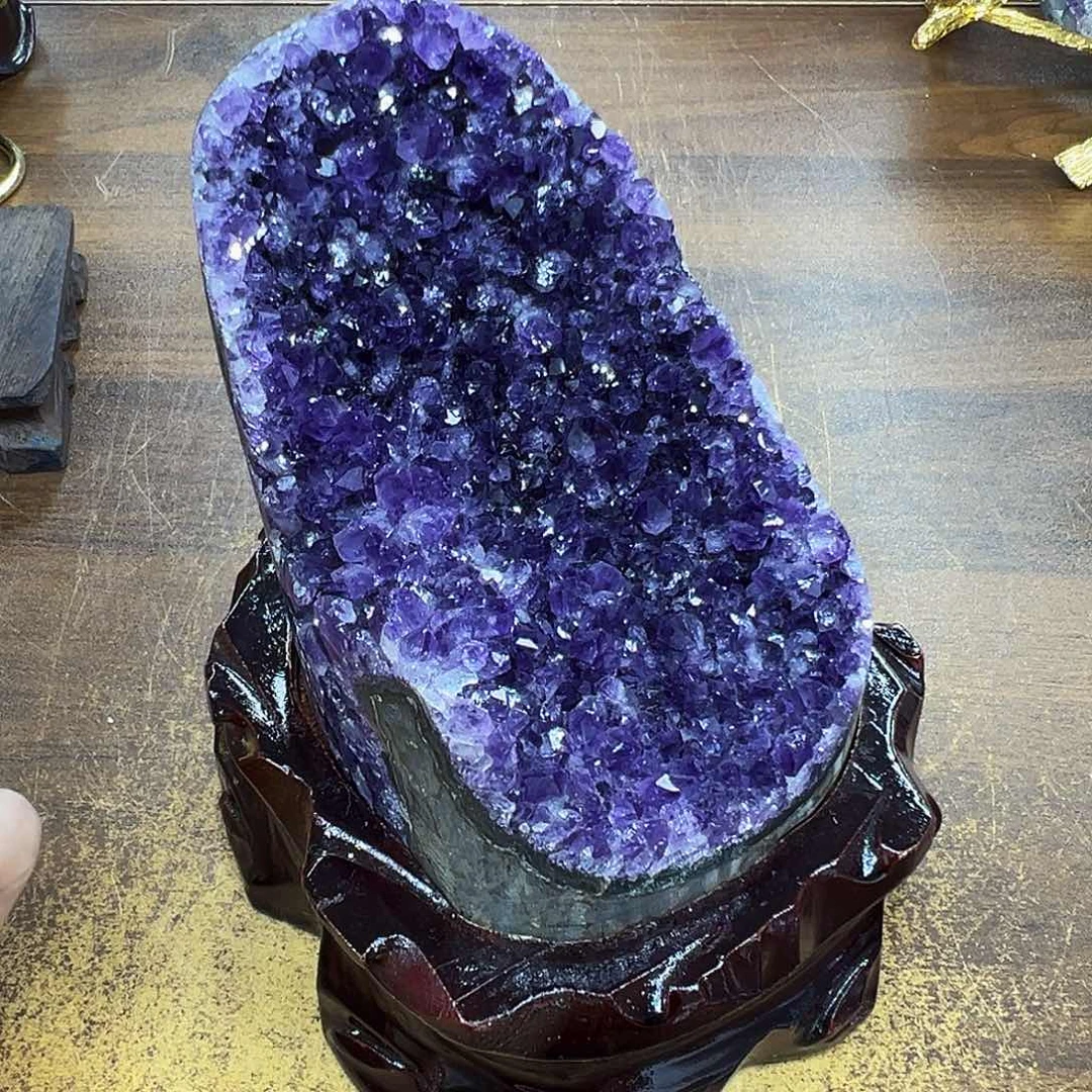 紫晶摆件未镶嵌晶体