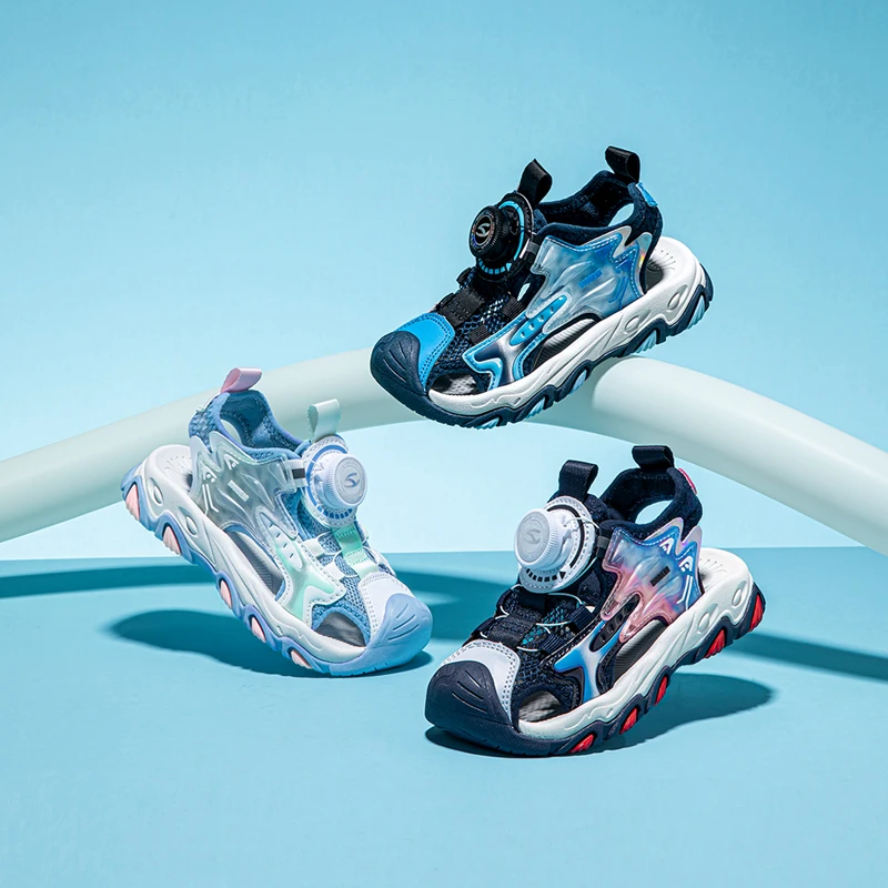 哈比熊童鞋新款上新夏季凉鞋防滑软底中大童百搭沙滩鞋AU7870