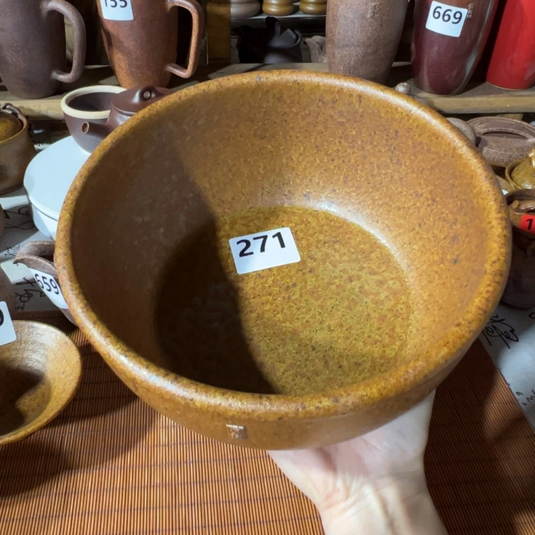 缸茶洗 毫升原谷烧高温粗瓷