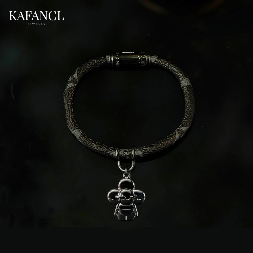 古埃及 镀K金 老花吊坠手绳 ZF-C347