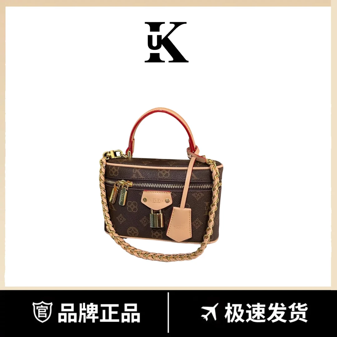 单肩斜挎包化妆包时尚新款盒子包复古手提包轻奢女士女款小包包