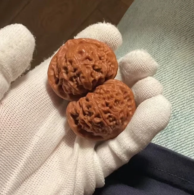 文玩核桃精品狮子头蛤蟆四座楼南疆石