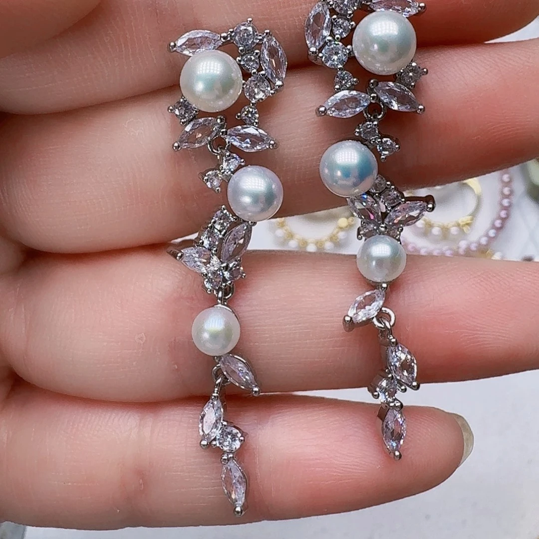 未镶嵌淡水珍珠耳饰