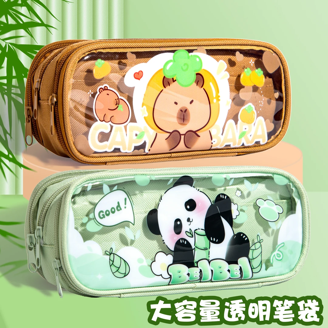 大容量文具盒女孩款男孩版铅笔盒女小学生儿童2025年新款透明笔袋