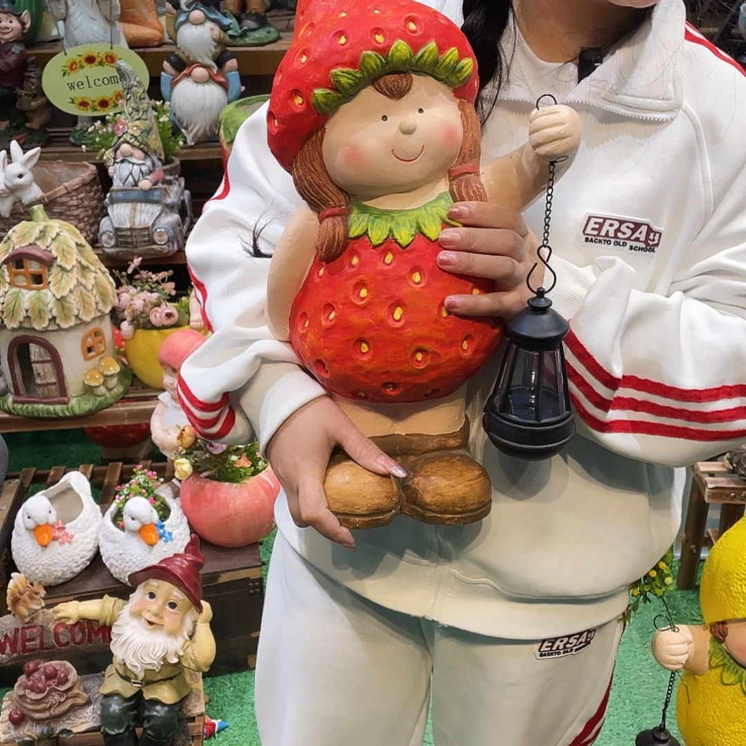 摆件花园摆件红红火火