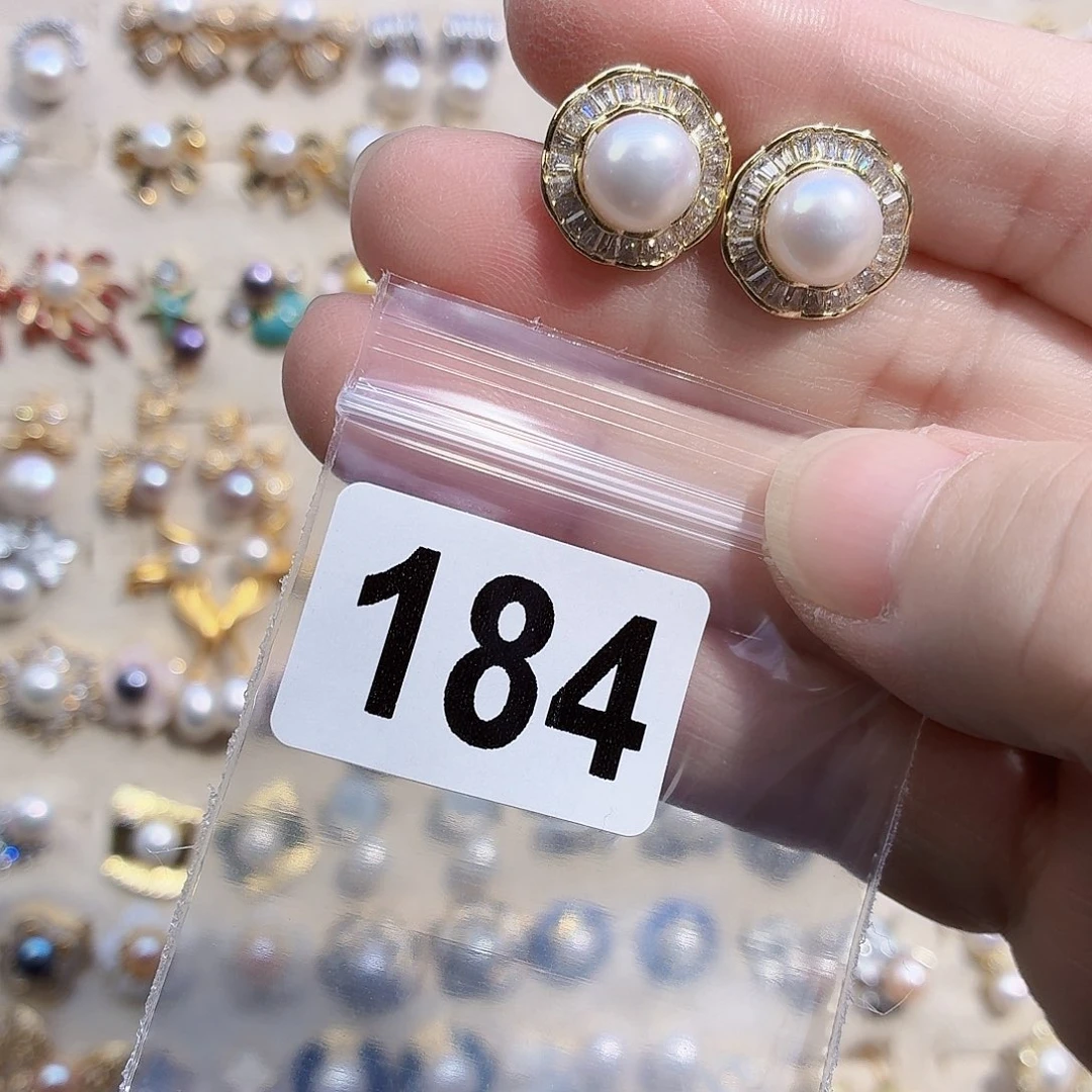 合金耳饰淡水珍珠