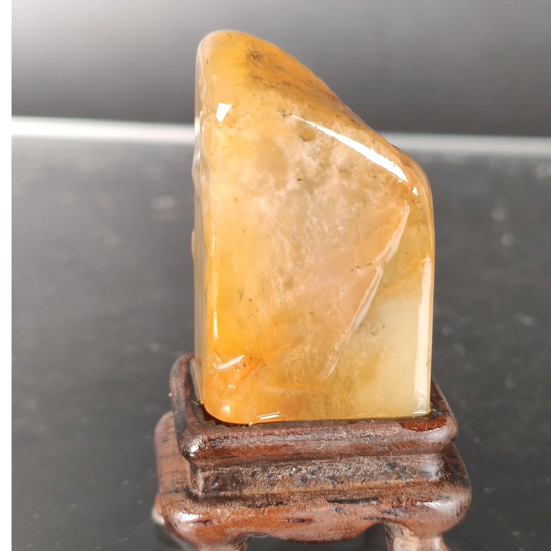 国石/寿山田黄石暗香章料（林斌）/田黄石/ST1259