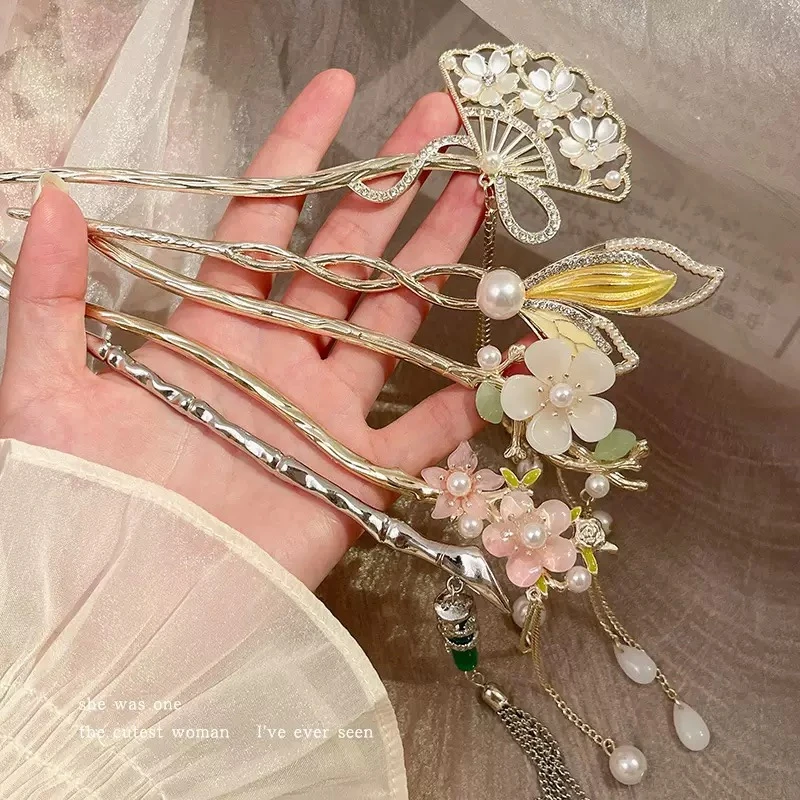 【发簪对对碰】2025新款流苏新中式汉服国风发簪