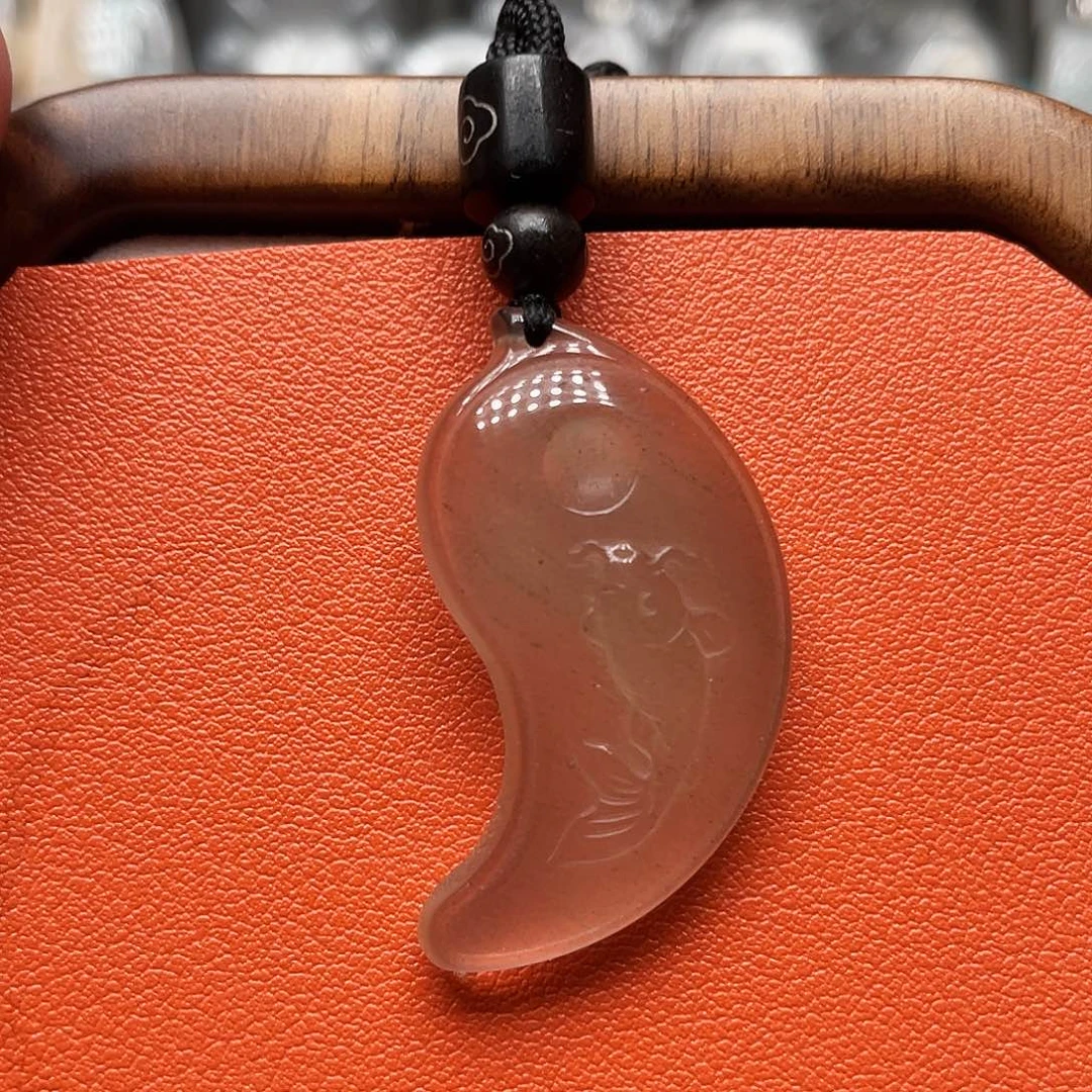 石英质玉未镶嵌吊坠(不含链)