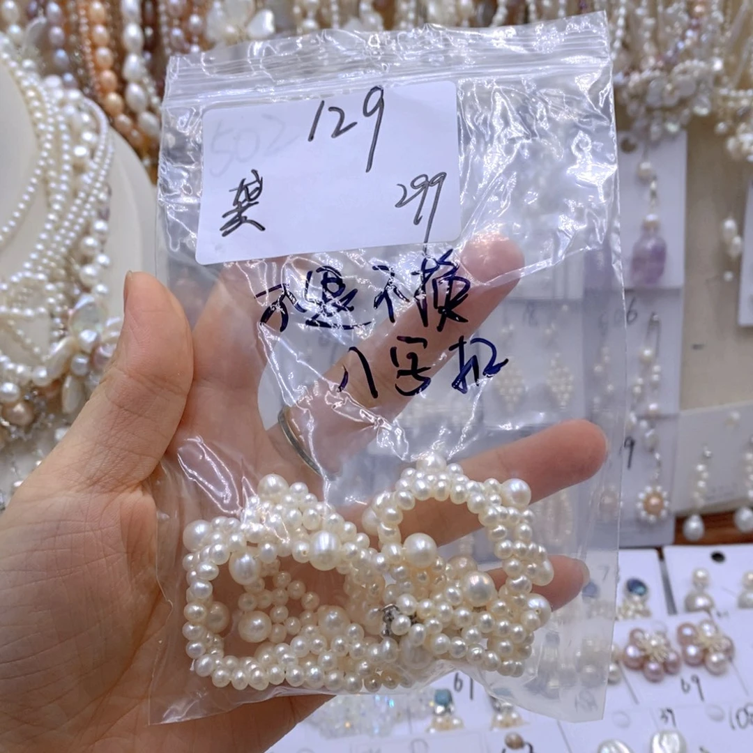 淡水珍珠银S925镶嵌颈饰狒**宝