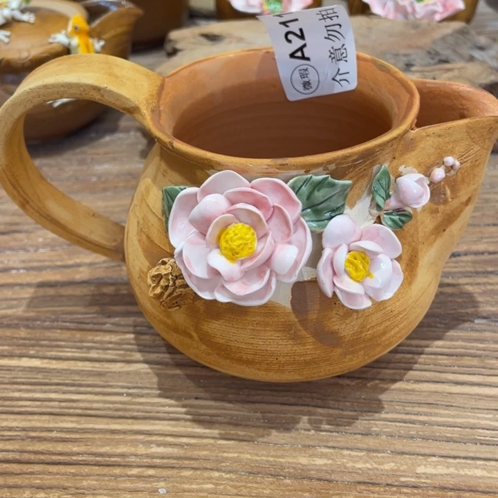 手工制作陶瓷茶具茶杯青蛙