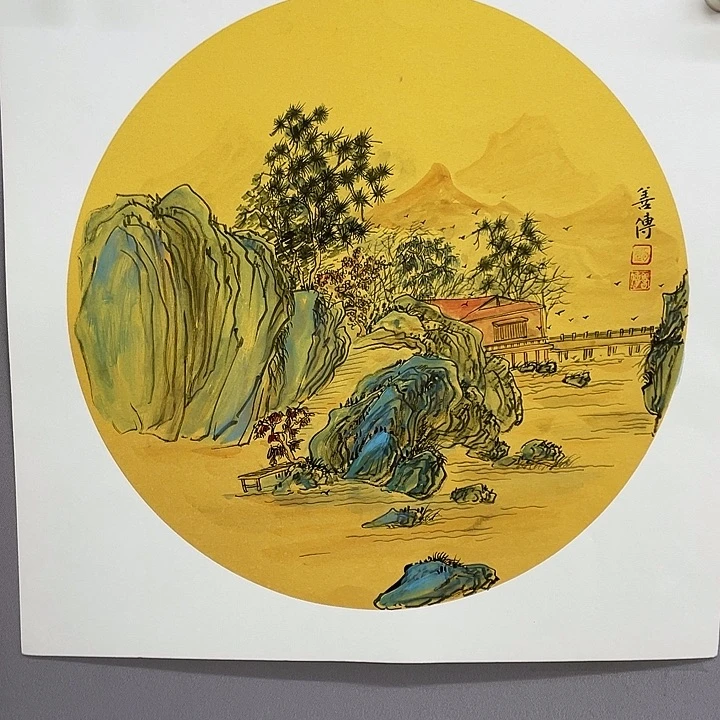 国画纯手绘国画山水画闪购链接