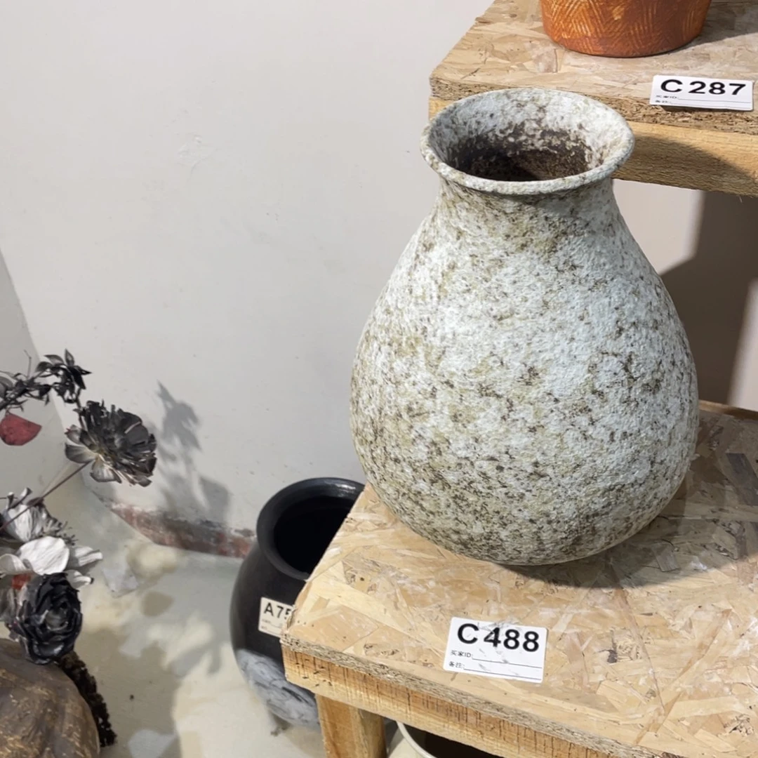白泥花瓶景德镇陶瓷高度